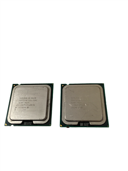 LOT OF 2 Intel Pentium E2200 2.20GHz Dual Core 1MB 800MHz SLA8X LGA 775 Processor