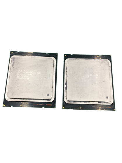 Lot Of 2 Intel Xeon E5-2680 SR0KH 2.7GHz 8Core Sandy Bridge 130W 20MB LGA2011 Server CPU