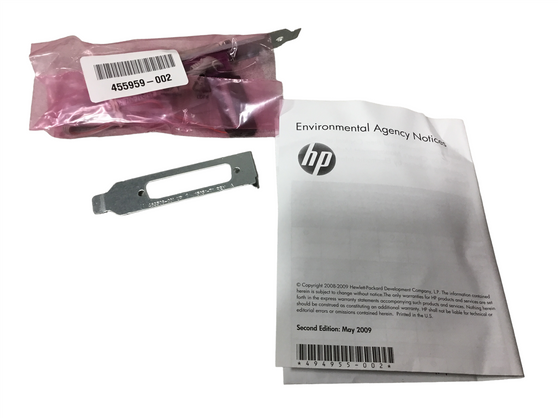 HP Parallel Port Adapter W/ LP Bracket Assy KD061AA,455959-002 463506-001/NEW!