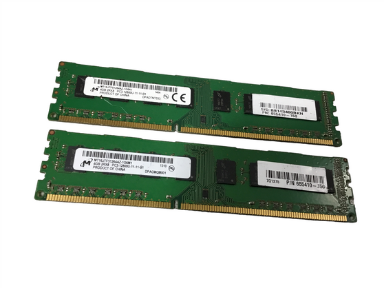 LOT OF 2 Micron (2x4GB) DDR3 1600MHz PC3-12800U MT16JTF51264AZ