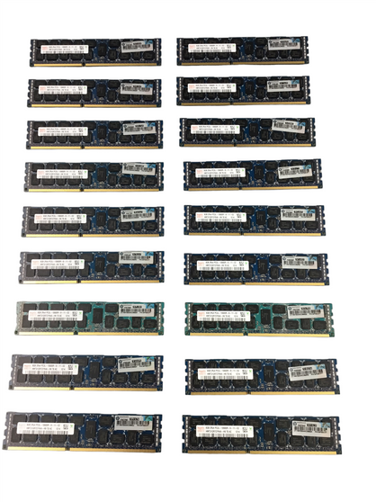 Lot Of 18 Hynix HMT31GR7CFR4A-H9 8GB 2Rx4 PC3L-10600R Server Memory 647650-071