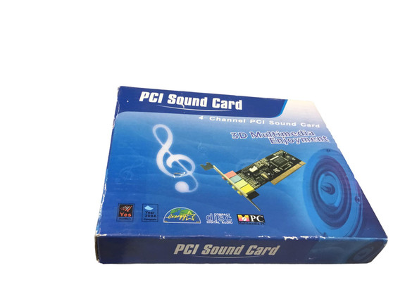 PCI SOUND CARD 4-Channel PCI Sound Card 3D Multimedia Enjoyment CL-S801-4CH