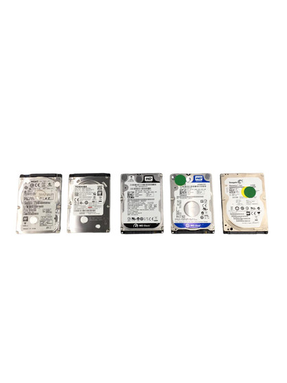 Lot Of 5 Mix Brand 320GB 2.5" Laptop Hard Drive