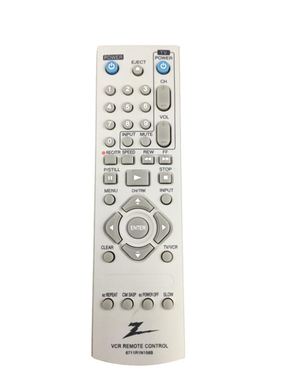ZENITH 6711R1N156B VCR REMOTE for VCS442