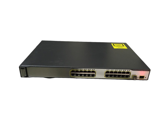 Cisco Catalyst 3750 Series WS-C3750-24PS-S POE-24 Port Network Switch