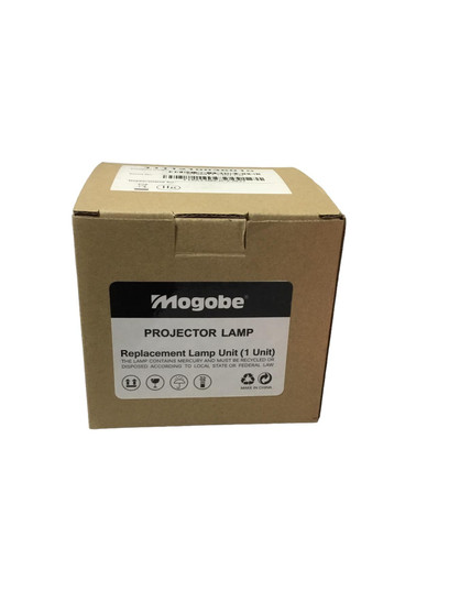 Mogobe Projector Lamp, Replacement Lamp Unit DT00911-CBH-CN, Silver Bulb, New!