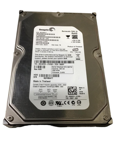 Seagate 320GB 3.5" HDD SATA ST332060AS 9BJ14G-033 3ADG