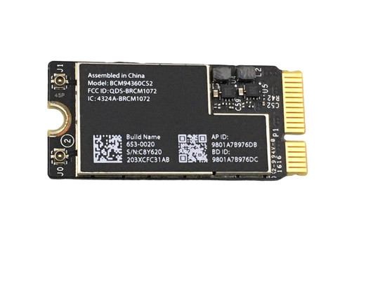 AIRPORT WIFI BLUETOOTH CARD - MacBook Air 11 A1465, 13 A1466 2013 2014 2015 2017 653-0020
