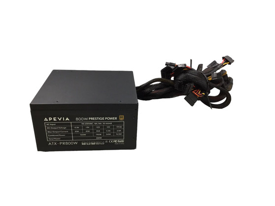Apevia ATX-PR800W PSU Power Supply 800W Prestige Power 80 plus Gold Apevia ATX-PR800W PSU Power Supply 800W Prestige Power 80 plus Gold