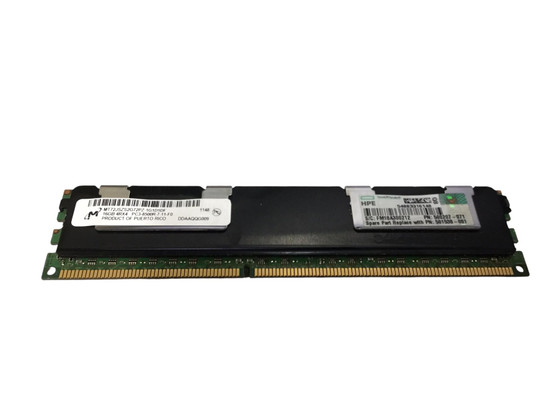 HP MICRON 16GB 4RX4 PC3-8500R DDR3, REG ECC SERVER MEMORY MT72JSZS2G72PZ-1G1D1DF
