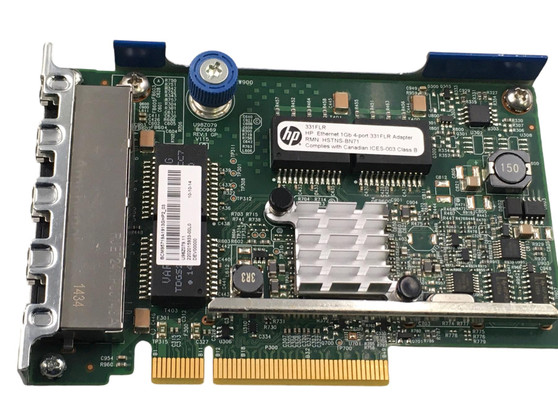 HP 789897-001 331FLR FlexLOM 1GB 4 Port Ethernet Adapter Card
