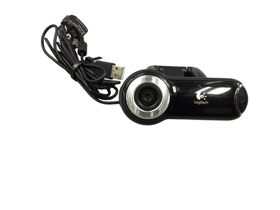 Logitech Quick Cam Pro 9000 Webcam V-UBM46 860-000109 Carl Zeiss Lens USB