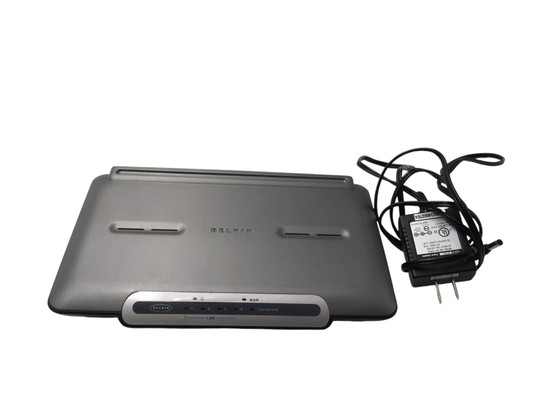 BELKIN F5D5231-4 4 PORT CABLE/DSL GATEWAY ROUTER W/POWER SUUPLY