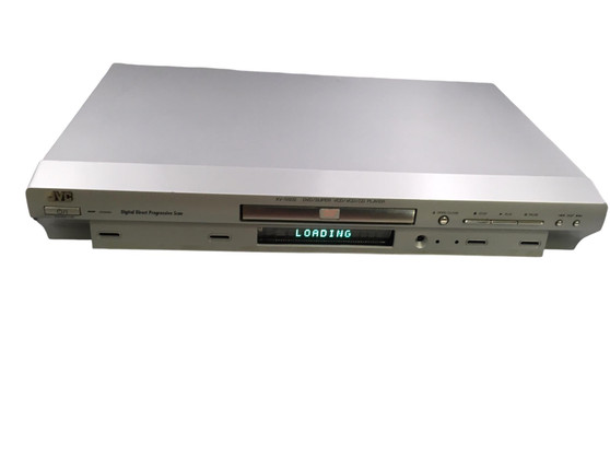 JVC XV-S502 DVD Player WO/Remote W /Cords Complete Tested Power ON
