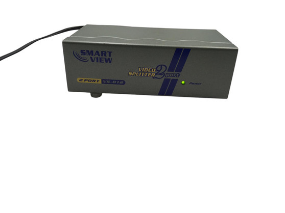 Smart View VS-812PF 2-Port VGA Video Splitter w/ O Power Adapter