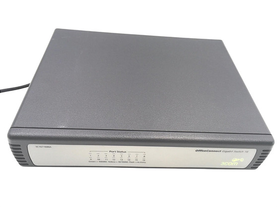 3Com 3C1671600A OfficeConnect Gigabit Switch 16 Only  NO AC  Adapter