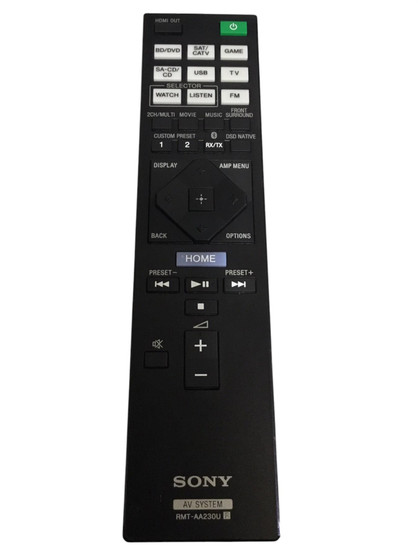 SONY RMT-AA230U AV System Remote Control