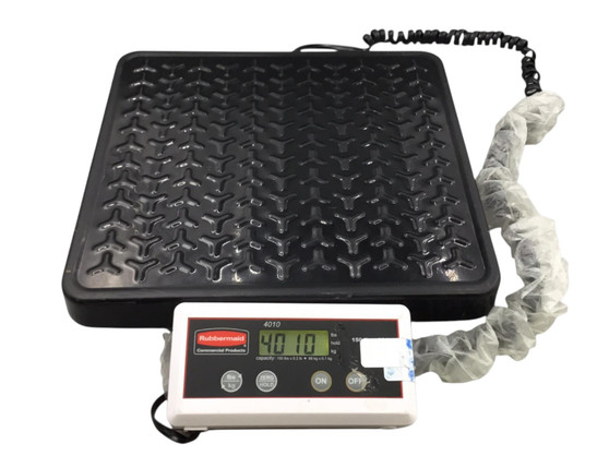 Rubbermaid 4010-88 Digital Receiving Scale Capacity 150lbs - 68kg w/o Battery