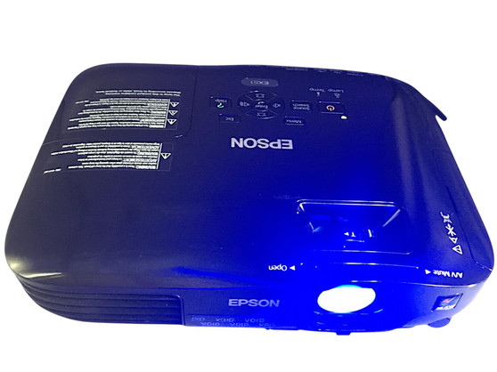 EPSON EX51 3LCD H311A Black LCD Projector Lamp Hours 891Hours No accessories
