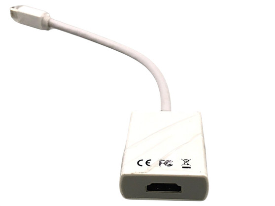 Amazon Basics Mini Display Port to HDMI Adapter White Amazon Basics Mini Display Port to HDMI Adapter White