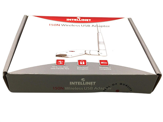 Intellinet Wireless 150N USB Adapter w/ High Power Antenna 524698