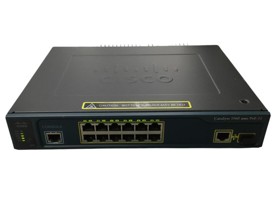 CISCO Catalyst 3560-12PC-S Ethernet Switch with PoE WS-C3560-12PC-S CISCO Catalyst 3560-12PC-S Ethernet Switch with PoE WS-C3560-12PC-S