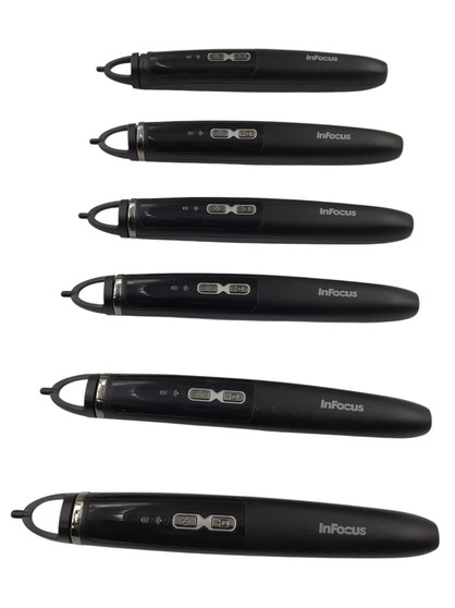 Lot Of 6 InFocus HW-LBWAND-02 LiteBoard Interactive Projector Wand - No Adapter Lot Of 6 InFocus HW-LBWAND-02 LiteBoard Interactive Projector Wand - No Adapter