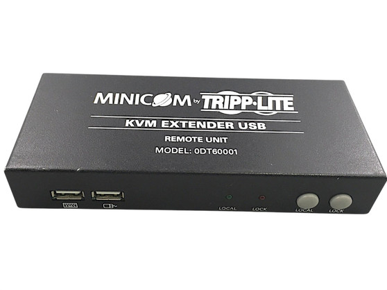 MINICOM by Tripp Lite0DT60001,1DT60001T KVM Extender USB  no power supply MINICOM by Tripp Lite0DT60001,1DT60001T KVM Extender USB  no power supply