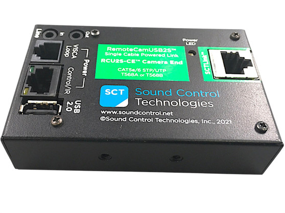 Sound Control Tech - RCU2S-CE  Camera End CAT5e/6 Single Cable Powered Link
