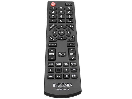 Black NS-RC4NA-14 Replacement Remote Insignia TV Universal Tv and Other Brands