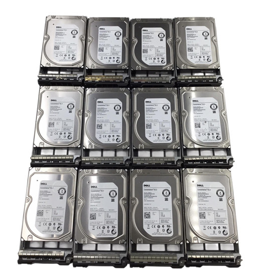 Lot Of 12 Dell/Seagate Constellation ES.2 ST33000650NS 3TB SATA Drive 7.2k 3.5" 0JMN63