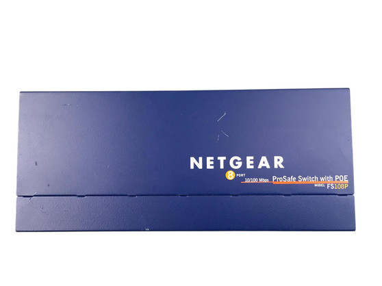NetGear Prosafe 8 Port 10/100 Switch w/4 Port POE FS108P