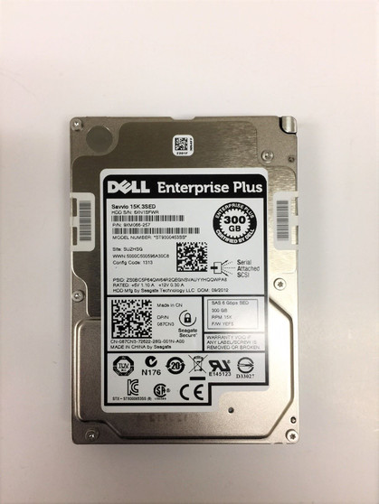 DELL ENTERPRISE PLUS 87CN3 300GB 15K SAS 2.5 6Gb/s HDD Seagate ST9300453SS SED