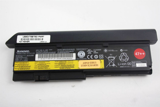 Lenovo ThinkPad X200s 7465 Li-Ion Battery 9 10.8V 42T4649 42T4541