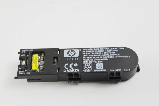 HP Smart Array Server Battery Pack for P400 P600 P800 Ni-MH RAID Controller w/o Cable 4.8V 381573-001 398648-001