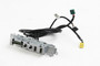 Dell Inspiron 560 620 3847 660 D11M I/O USB Audio Panel W/ Cable 03P79T-0GWC09