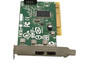 Dell 0J886H OEM Low Profile 2 Port Internal Header PCI Firewire Card FAE10 AM1 