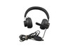 Logi Headphone Headset Wired Gray Padded Ears Volume Control Chat "Untested"