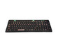 Man & Machine D Cool Keyboard, Washable, 2-level Backlight - Black