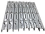 Lot of(8) Master Products Catalog Rack 4 Hole Binder Chrome DRS-4. /RS-4