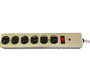 6-Outlet Surge Protector 125V 15A | Model 186SS  Metal Power Strip | Taiwan 6-Outlet Surge Protector 125V 15A | Model 186SS  Metal Power Strip | Taiwan