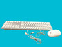 Apple A1243 Wired USB Keyboard w/ Apple A1152 Mouse iMac Mac Mini