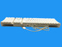 Apple A1048 USB Wired Keyboard w/ 2 USB Ports