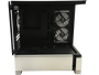 CyberPowerPC C Series Gaming PC Case – Mid Tower, 3x RGB Fans, Tempered Glass – No Front Panel