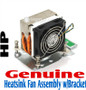 HP DC5100 DC7100  Heatsink Fan Assembly with Retention Plate/Bracket 411459-001