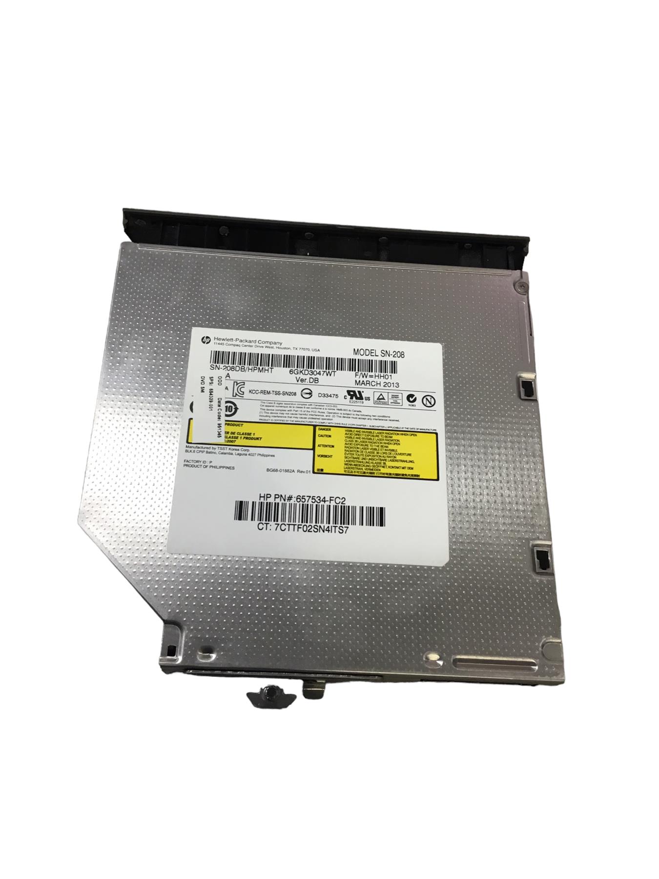 HP SN-208 HP 657534-FC2 Portable CD/DVD Player