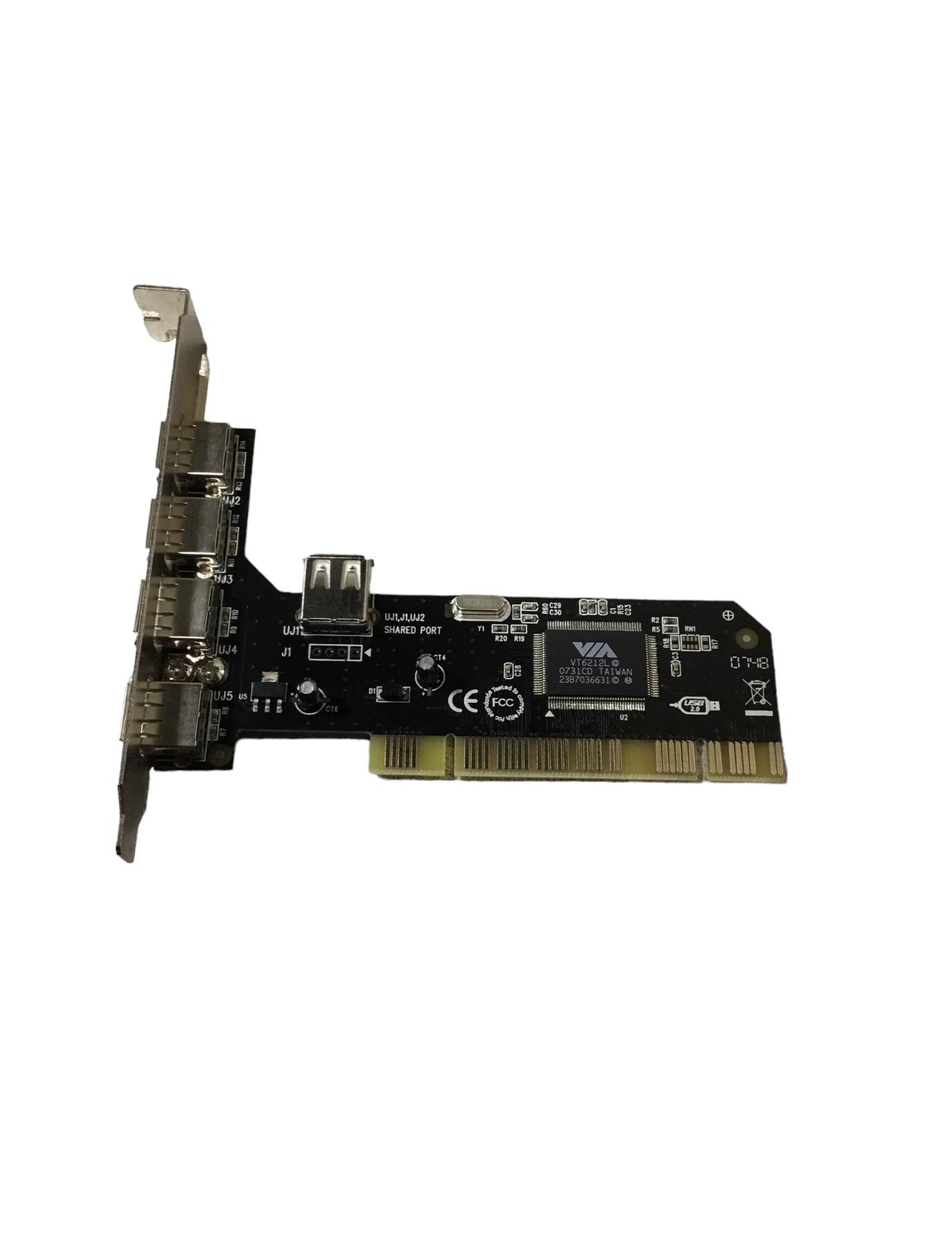 StarTech 5 Port USB PCI Card PCI420USB