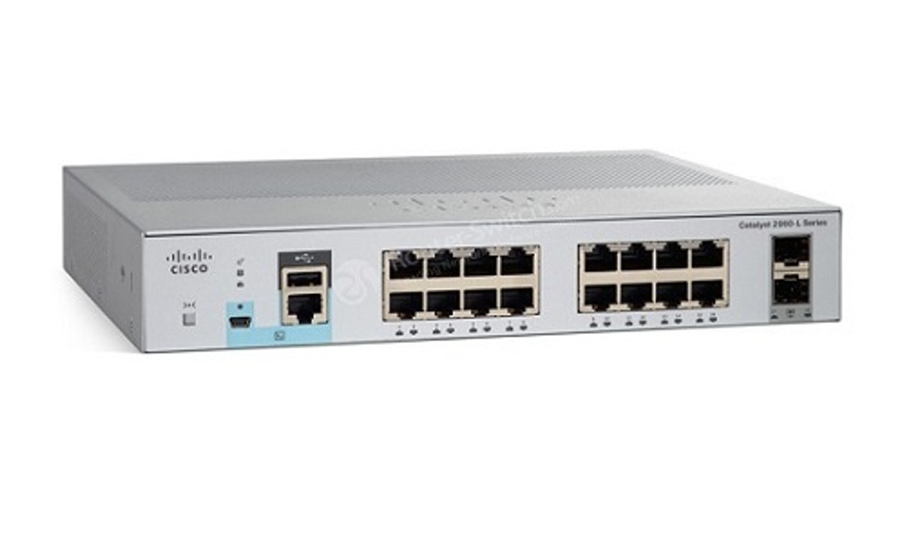 WS-C2960L-16TS-LL Cisco Catalyst 2960L Network Switch (New)