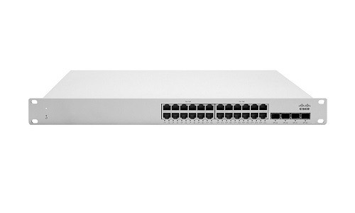 MS225-24P-HW Cisco Meraki MS225 Stackable Access Switch, 24 Ports PoE, 370w, 10GbE Fixed Uplinks (New)