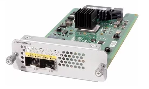 C-NIM-WAN-2X Cisco 8300 Gigabit Ethernet WAN Network Interface Module, WAN MACsec, 2x 10 Gbps SFP+ Port (Refurb)